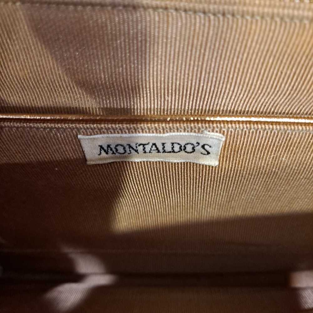 Montaldos - Chic Beige Crocodile-Patterned Leathe… - image 7